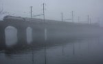 NJT 4643 in the fog